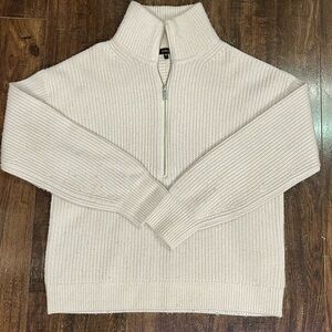 Quince Australian Merino Wool Half Zip Sweater